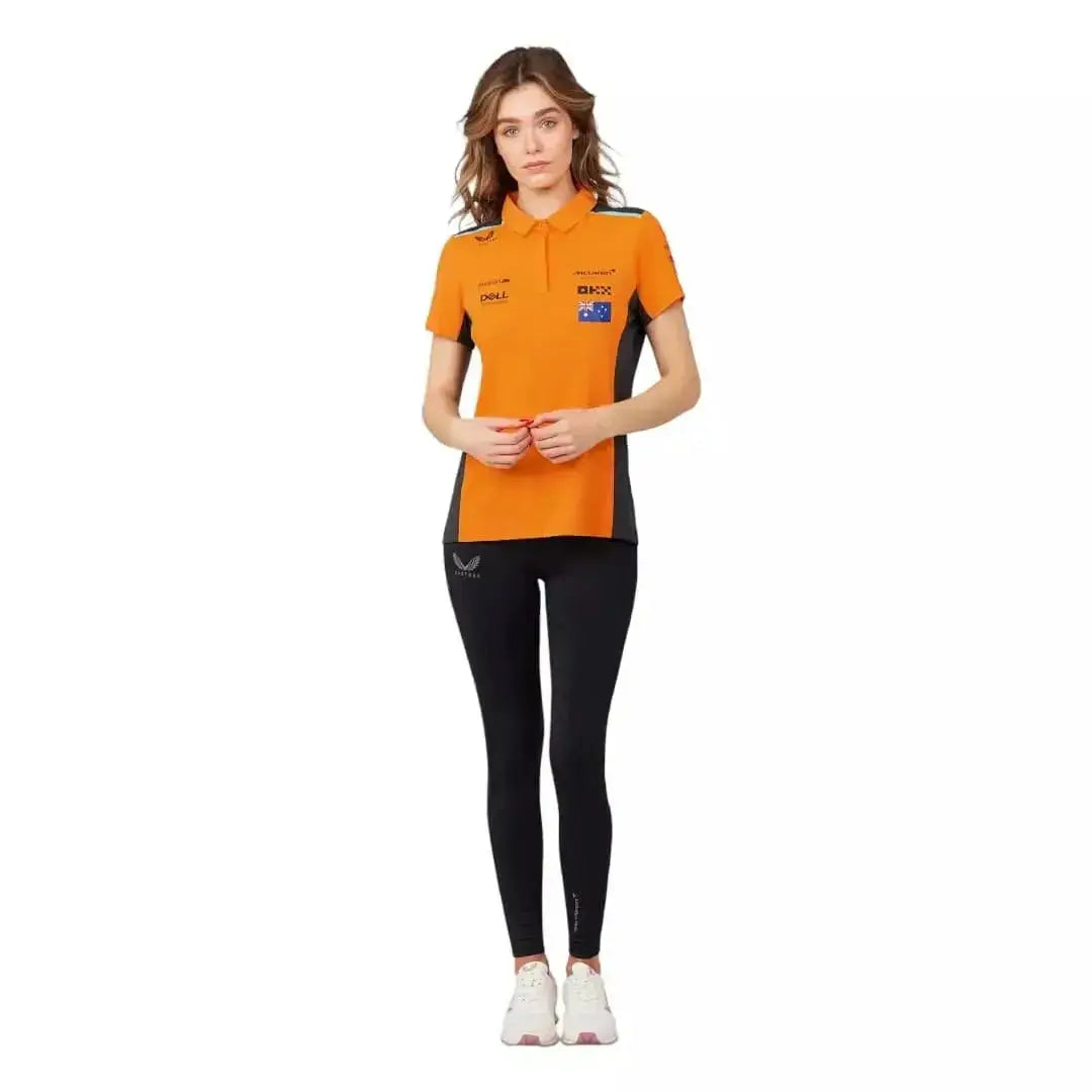 WOMENS MCLAREN REPLICA POLO SHIRT OSCAR PIASTRI